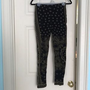 Free people patterned leggings